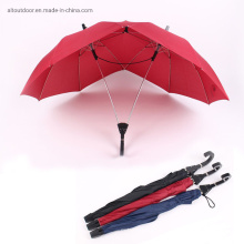 Twins Lover Couple Custom Long Unique Design Innovate Double Shaft Two Person Umbrella